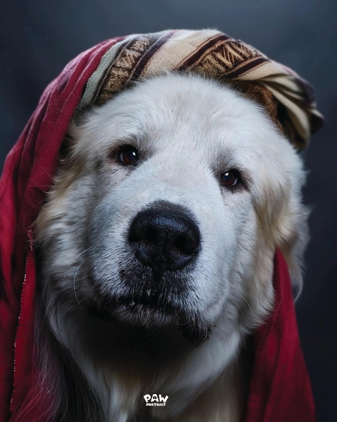 paw portrait portrait