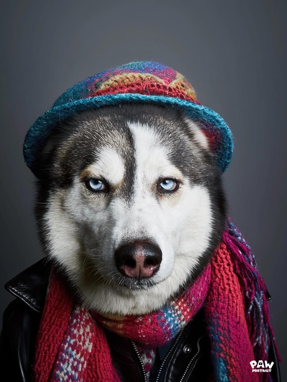 Paw portrait dog